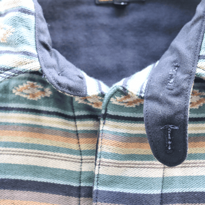 DELUXEWARE デラックスウエア 7649C NATIVE BORDER ネイティブボーダー ヘビーネルシャツ