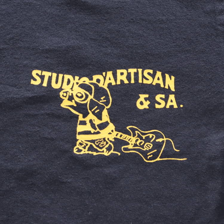 STUDIO D'ARTISAN 8212B USA Cotton Print T-Shirt, Men's Short Sleeve T-Shirt, American Casual Style, US Cotton Body, Dalci Pig Parody Series