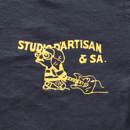 STUDIO D'ARTISAN 8212B USA Cotton Print T-Shirt, Men's Short Sleeve T-Shirt, American Casual Style, US Cotton Body, Dalci Pig Parody Series