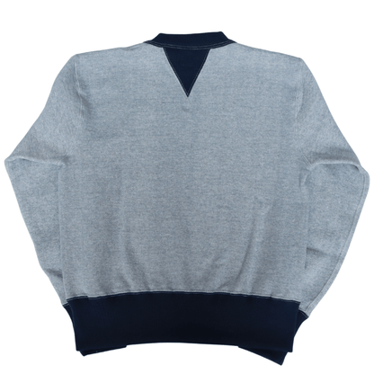 CUSHMAN クッシュマン 26387 PRINT SET IN TWO TONE SWEAT ALABAMA プリント セットイン ツートン スウェット アラバマ アメカジ カレッジモチーフ 裏起毛スウェット