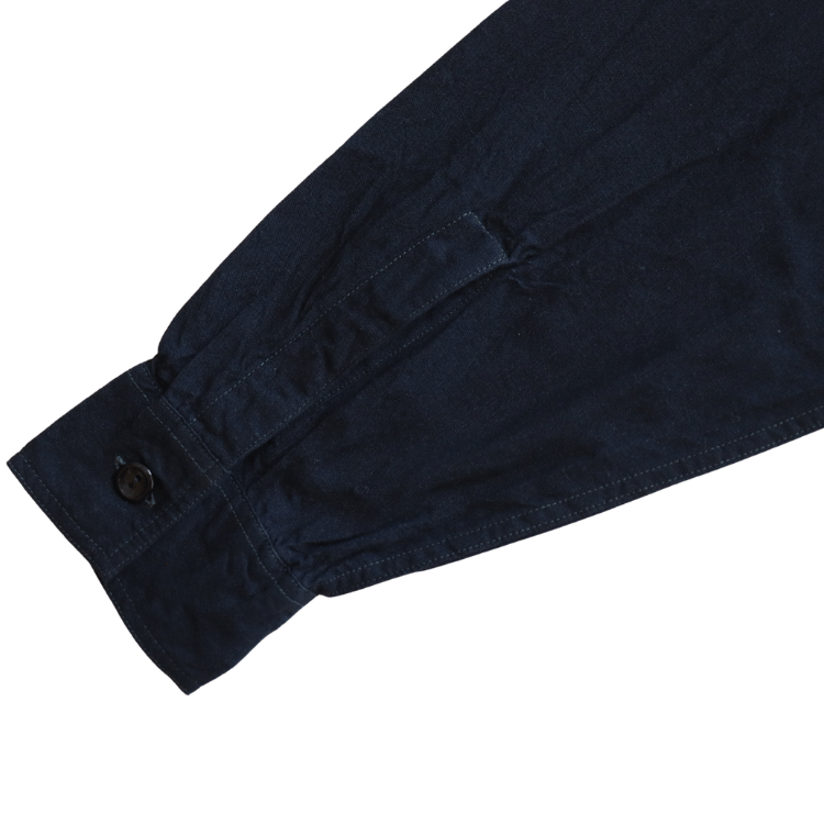 BUZZ RICKSON'S BR29143 WILLIAM GIBSON COLLECTION BLACK CHAMBRAY WORK SHIRTS Long Sleeve Military Shirt U.S.NAVY