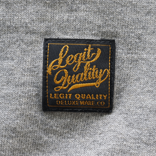 DELUXEWARE デラックスウエア S106-00 OPEN NECK オープンネック ヘンリーネック スウェット 20oz HEAVY KNIT