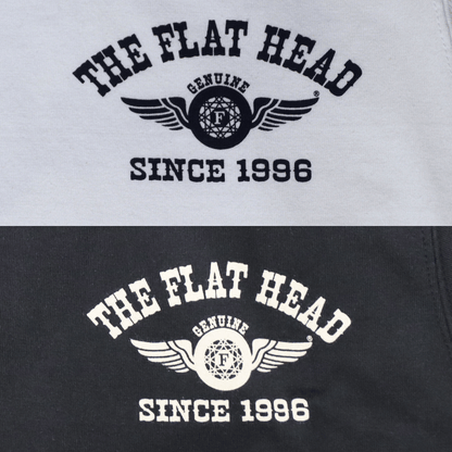 THE FLAT HEAD フラットヘッド FN-THCL-202 LONG SLEEVE T-SHIRT - FLYING WHEEL ロングスリーブTシャツ フライングホイール ロンT アメカジ