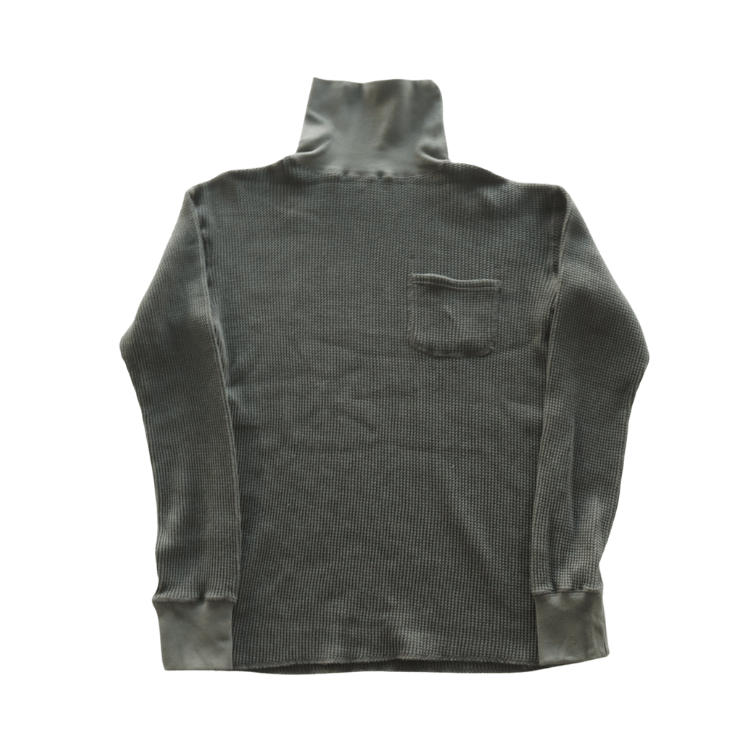 CUSHMAN クッシュマン 26380 BIG WAFFLE TURTLE NECK ビッグワッフルタートルネック 長袖