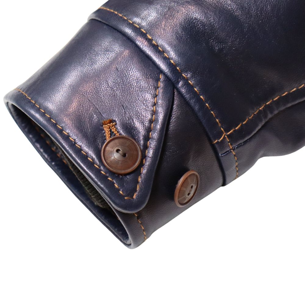 Y'2 LEATHER ワイツーレザー INDIGO HORSE GRIZZLY JACKET Y2-10-25SP 25th Anniversary Limited 25周年記念 インディゴホース グリズリージャケット クマジャン