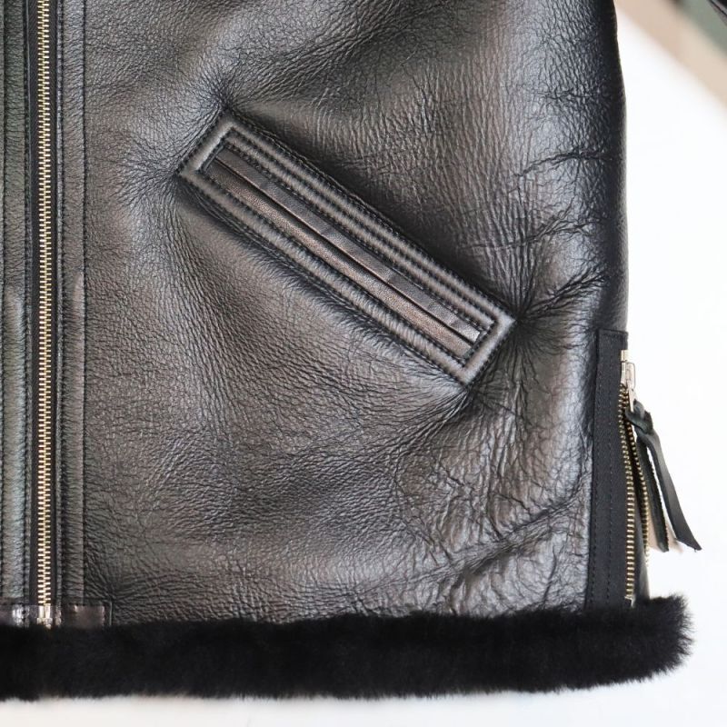 Y'2 LEATHER ワイツーレザー B-6 COLOMER MOUTON SKIN Type B-6 フライトジャケット コロメールムートン