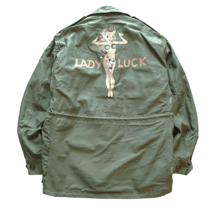 BUZZ RICKSON'S BR15996 Type M-43 “BUZZ RICKSON MFG. CO.” 5th BOMB.GROUP BOMBER BARONS Military Jacket M-43 U.S. ARMY Field Jacket