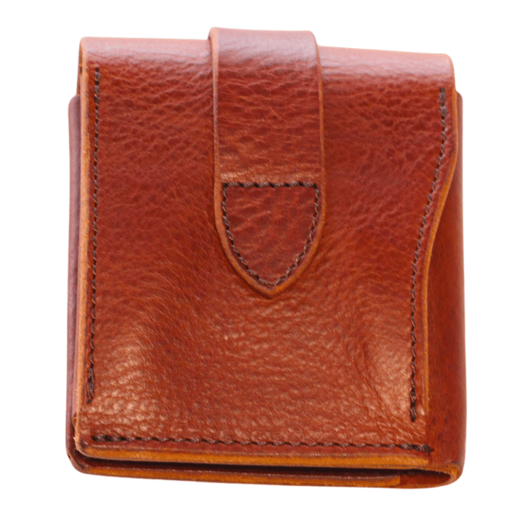 池之端銀革店 Haru HC-536 イタリアンレザーギャルソンコンパクトウォレット 2つ折りウォレット