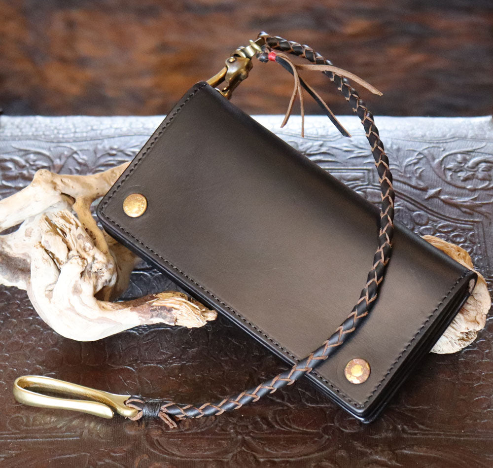 ART BAROWNアートブラウン VGW00105AB クロムエクセル トラッカーズウォレットM ホーウィン社本革 長財布