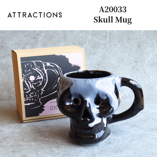 ATTRACTIONS アトラクションズ x 波佐見焼  A20033 スカルマグ Skull Mug 陶磁器 マグカップ