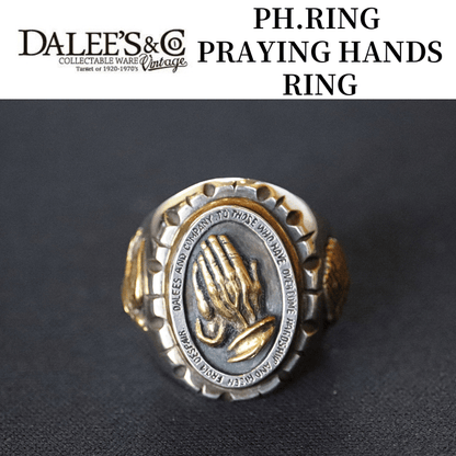 DALEE'S&CO ダリーズ by DELUXEWARE PH.RING PRAYING HANDS RING Silver Ring 925 Men's Made in Japan