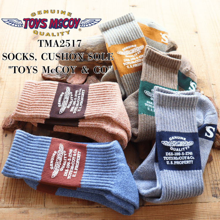 TOYS McCOY SOCKS, CUSHON SOLE TMA2517