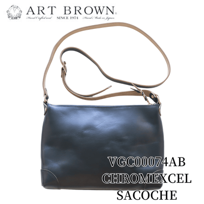 ART BROWN VGC00074AB Chromexcel Sacoche Shoulder Bag