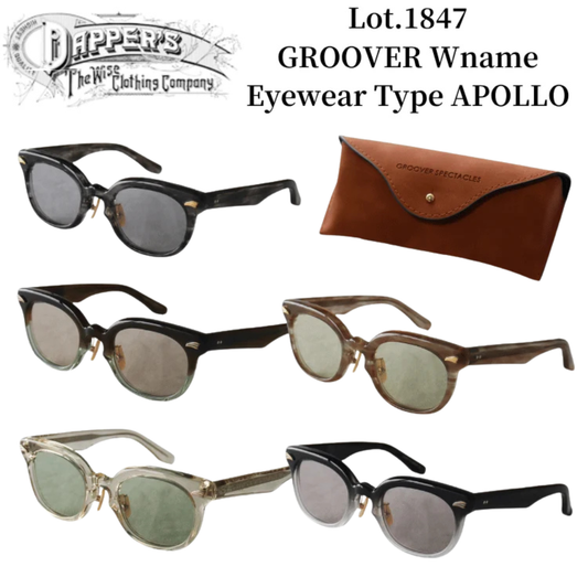 DAPPER'S GROOVER Wname Eyewear Type FOKKER LOT.1769 Sunglasses with UV Protection and Premium Anti-Reflective Coated Lenses