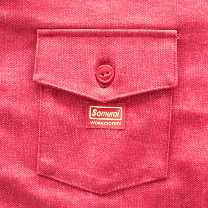 SAMURAI JEANS サムライジーンズ SWCJK25 刺繍入りスイングトップ 赤デニム