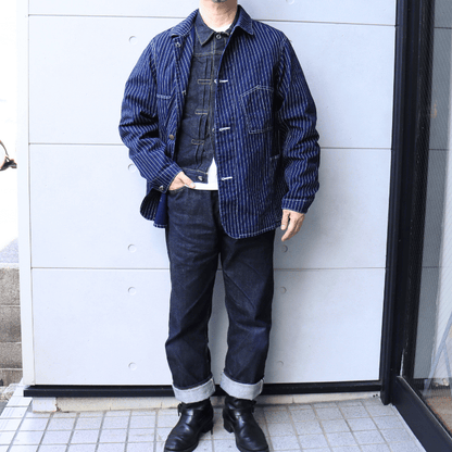 JELADO ジェラード Steelbeam Coat AG11406 インディゴウォバッシュ カバーオール 青タグ