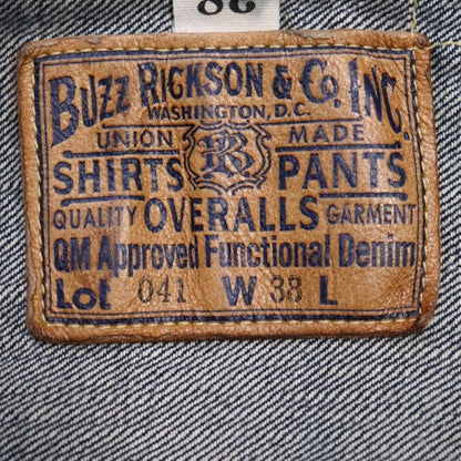 BUZZ RICKSON'S バズリクソンズ BR16041 WORLD WAR II DENIM BLOUSE 1st type ファーストモデル